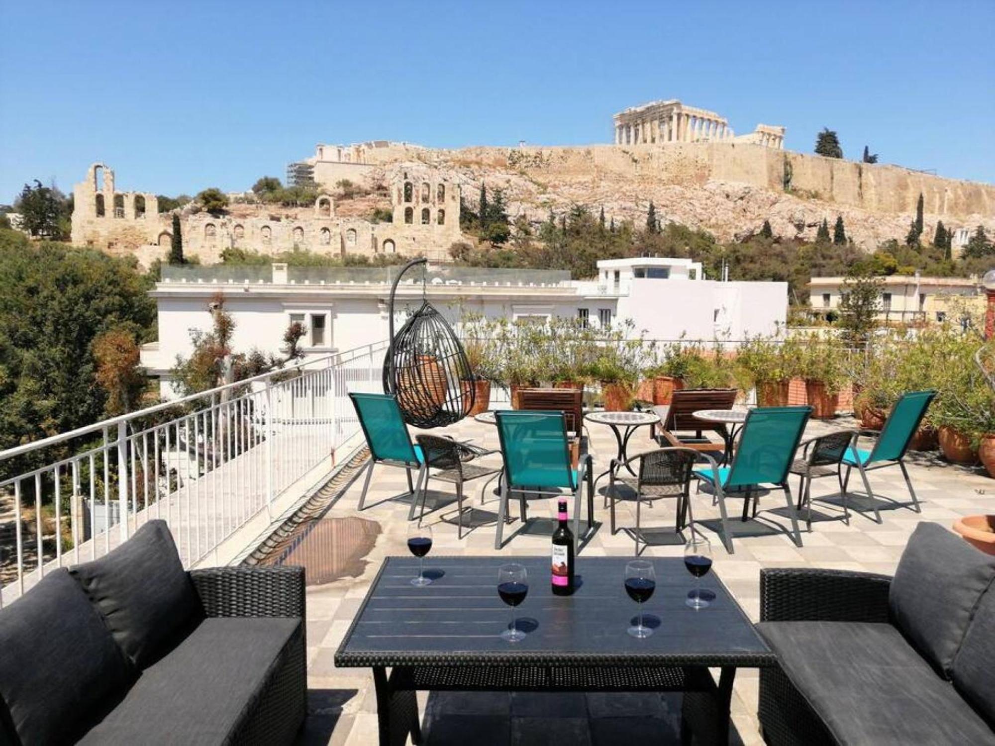 Stunning Acropolis View Apartment Афины Экстерьер фото
