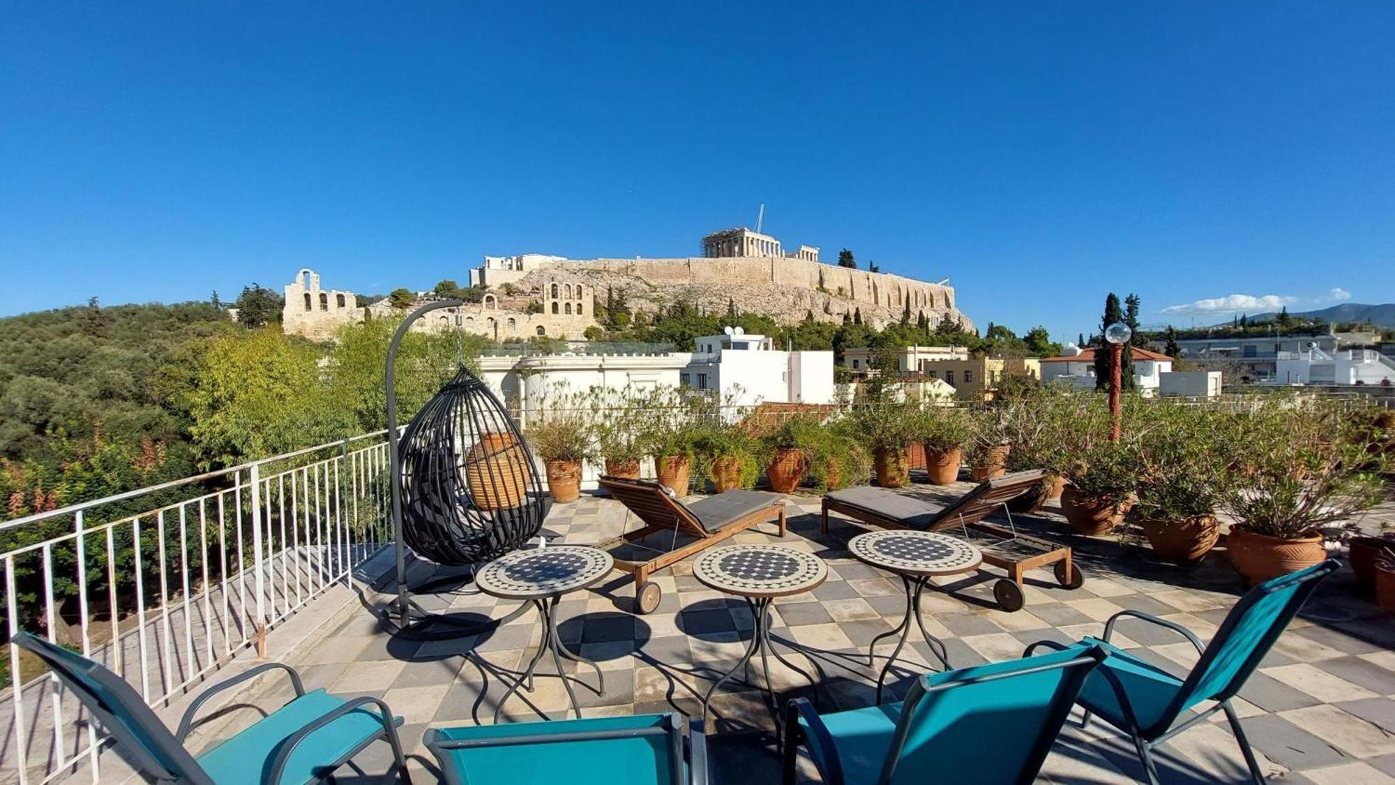 Stunning Acropolis View Apartment Афины Экстерьер фото