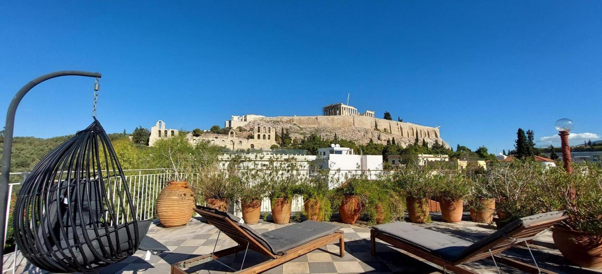 Stunning Acropolis View Apartment Афины Экстерьер фото